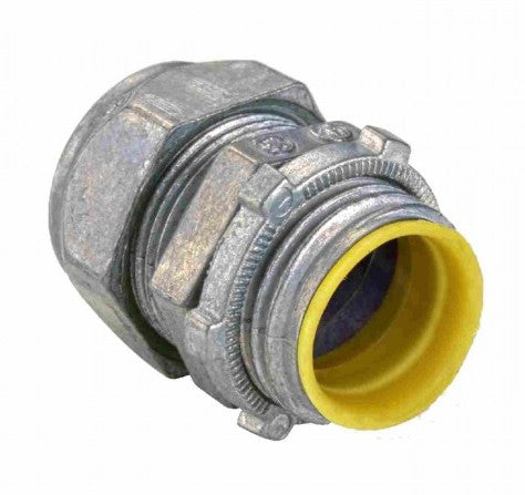 Orbit Zinc EMT Compression Connector Insulated 1/2 in OF601S