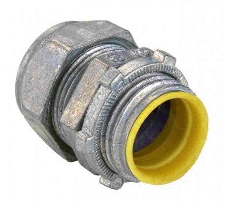 Orbit Zinc EMT Compression Connector Insulated 3 in OF608S