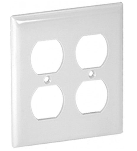 Orbit 2G Wall Plate Duplex Ivory OP82I