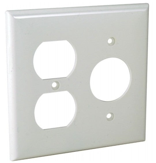 Orbit 2G Wall Plate Duplexsr White OP87W
