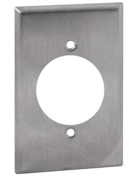 Orbit 1G Ss Wallplate Power Outlet 1.625 Diameter OS705