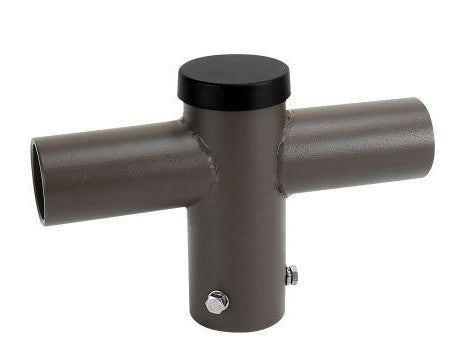 Orbit 2-3/8" O.D. Horiz. 180 Deg Round Tenon Adapter, 2 Heads, Bronze RTA180HZ2