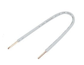 Orbit 8 in White #12 Solid Wire Tail WTSO8WH