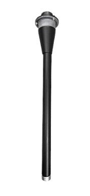 Westgate 22 in 12V AC/DC 5W 200LM RGBW Black LED Path Light AA-STEM-22-RGBWW-BT-BK