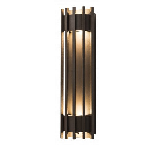 Westgate 20W(5WX4) 4000K Crest Pen LED Wall Sconce 100-277V AC Dark Bronze CRE-HL20-05-40K-BR