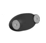 Westgate 1W(2) 200LM Black LED Emergency Light EL-M2-BK