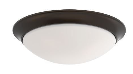 Westgate 13 in 120V 24W 1800LM 2700K/3000K/3500K/4000K/5000K Oil Rubbed Bronze LED Flush Mount Light FMD-13-MCT5-ORB