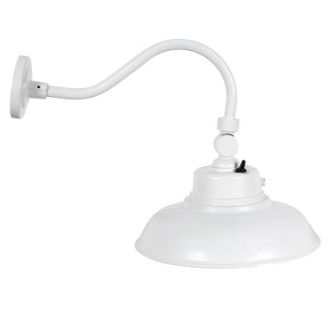 Westgate 120-277V 40W 4800LM 3000K/4000K/5000K White LED Gooseneck Barn Light GNB-40W-MCT-WH-P