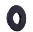 Westgate Black Aluminum Round Trim for 1W IGL In-Ground Fixture IGL-1W-TRM-AL-RBK