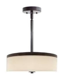 Westgate 12 in Brushed Nickel Ceiling Fixture Suspension Rod LCF-ROD-12-BN