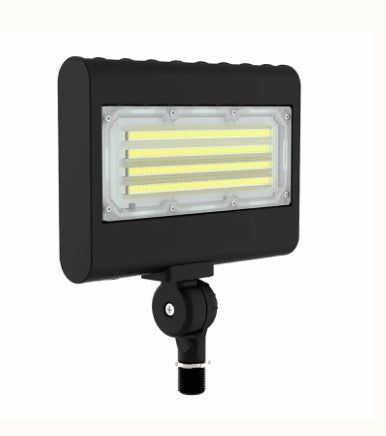 Westgate 120-277V 30W/40W/50W 130LM/W 3000K/4000K/5000K/57K Black LED Flood Light LFX-MD-30-50W-MCTP-KN-BK-P