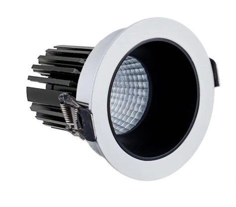 Westgate 10W 700LM 2700K/3000K/3500K/4000K/5000K Black LED Recessed Downlight LRD-10W-MCT5-3WTR-BK