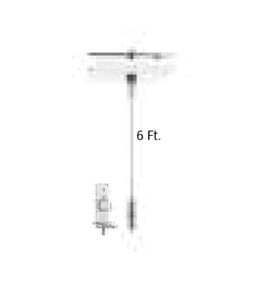 Westgate 6 ft Lighting Connector Accessory SCL-CSQ1P-6FT-NC