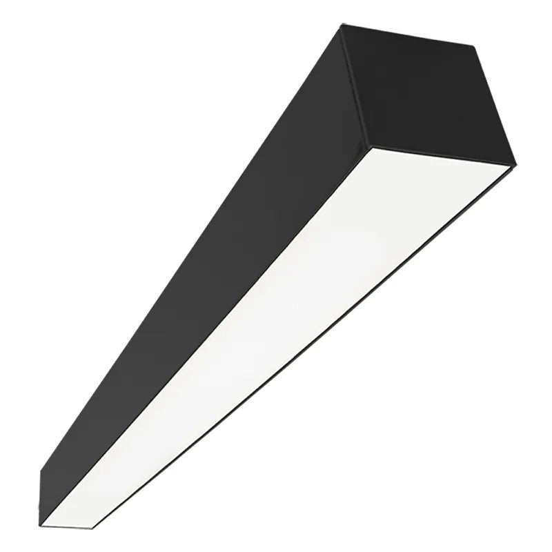 Westgate 8 ft 120-277V 80W 110LM/W 3000K/3500K/4000K/5000K Black Architectural Linear LED Light SCX-8FT-80W-MCT4-D-IND-BK