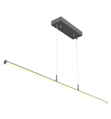 Westgate 6 ft 120-277V 25W/40W/50W 105 LM/W 3000K/3500K/4000K Black LED Suspended Linear Tube Light SDTL-6FT-25-50W-MCTP-BK