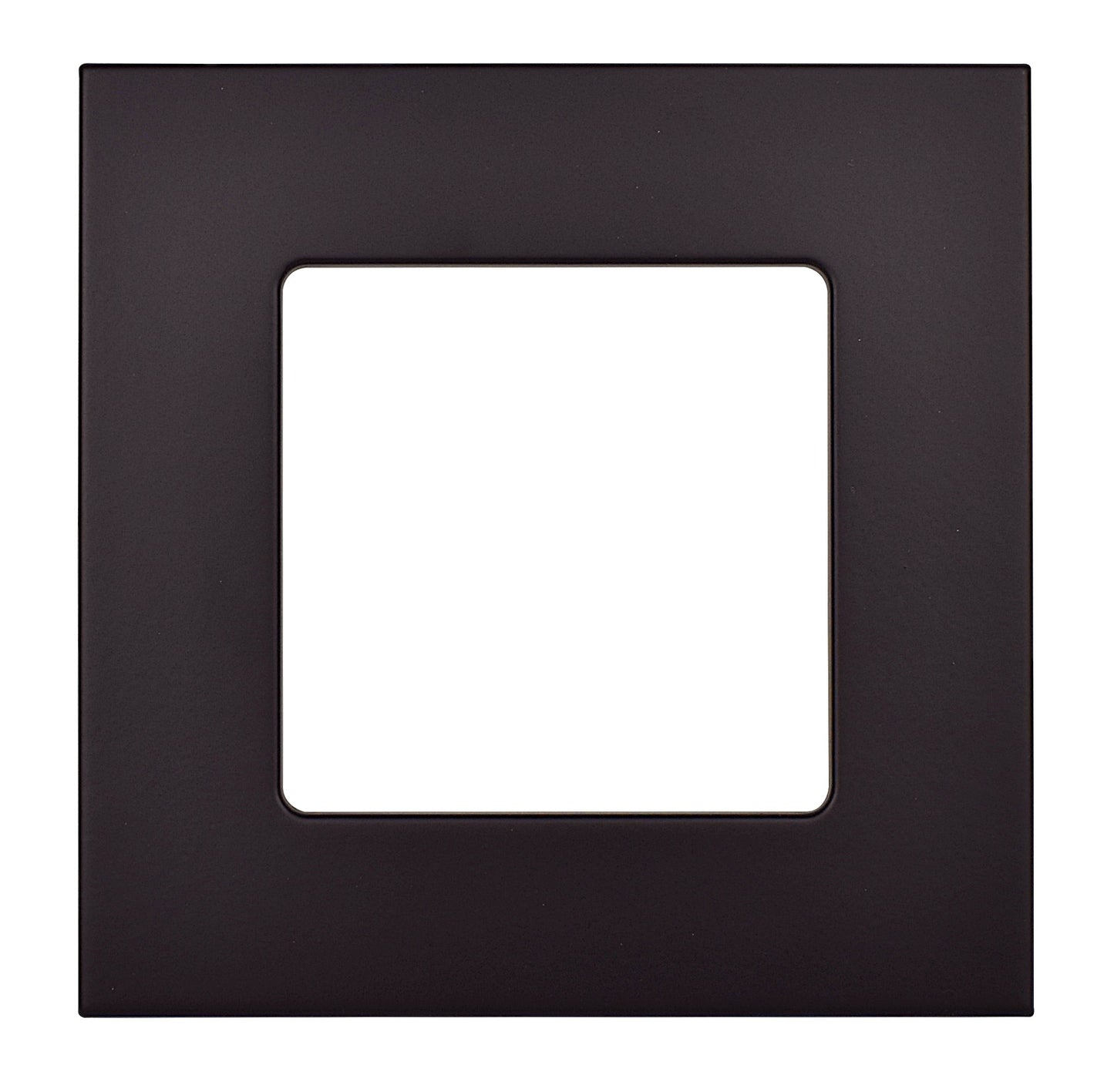 Westgate 4 Inch Square Black Finish Recessed Light Trim Ring SSL4-TRM-BK