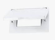 Westgate 1-gang White Weatherproof Device Cover W1C-GH-WH