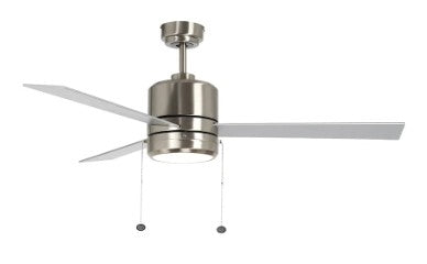 Westgate 120-277V 20W 1750LM 3000K/4000K/5000K Brushed Nickel LED Ceiling Fan Light WFL-115-PC-3B-52-MCT-BN-RWS