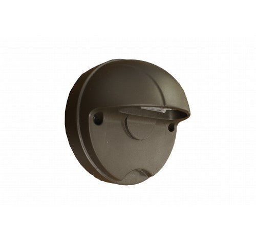 Westgate 6W 5000K Round LED Wall Step Light 100-277V AC Dark Bronze WMS-R-50K-BR