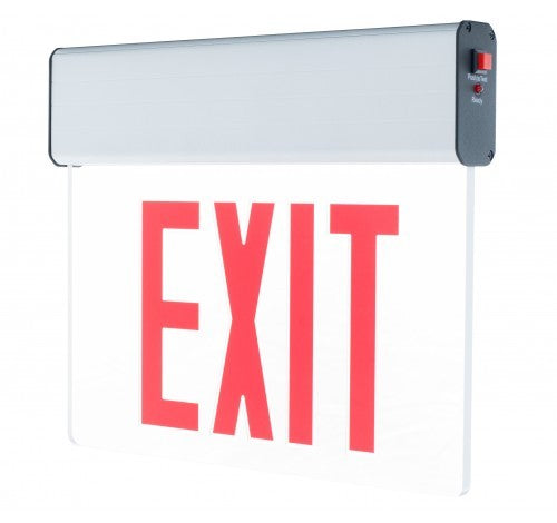 Westgate 4.5W Edge-Lit Exit Sign XE-1RCW-EM