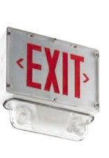 Westgate 3.6W per head NEMA 4X Exit Sign Combo XTCLN4X-1R-12-28W-G