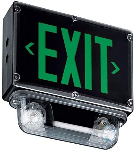 Westgate 3.6W per head NEMA 4X Exit Sign Combo XTCLN4X-2G-6-12W-B
