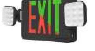 Westgate Black Emergency Exit Light XTU-CL-RG-EM-RC-BK