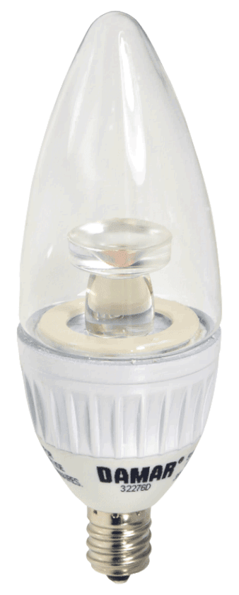 Damar 32276D LED Candelabra Bulb