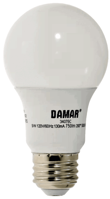Damar 34076C LED A-Line Bulb