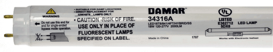 Damar 34316A LED Tube