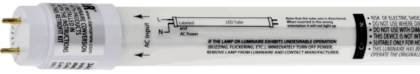 Damar 34433A LED Tube