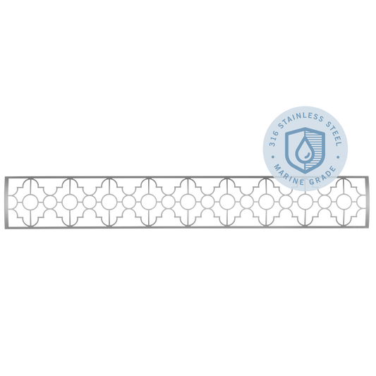Infratech Mediterranean Motif Upgrade Kit - Black Motif Decorative Fascia Kit