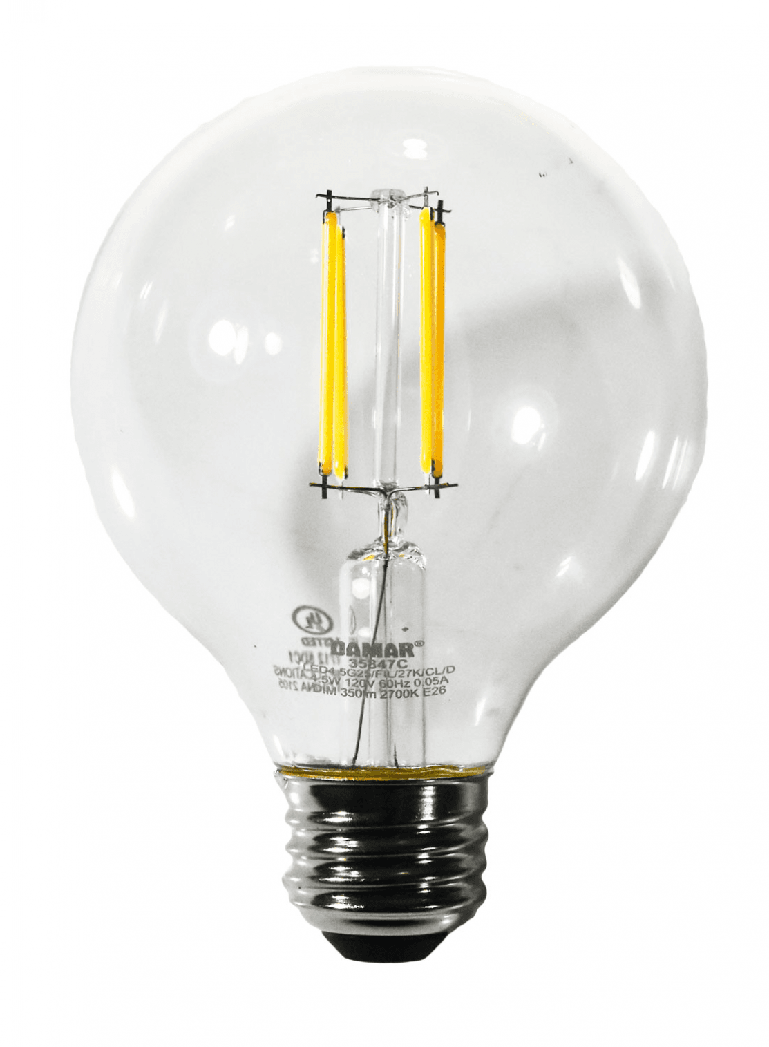 Damar 35847C LED Globe Bulb