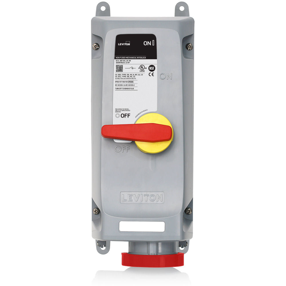 Leviton 360MI7WLEV Pin & Sleeve Device