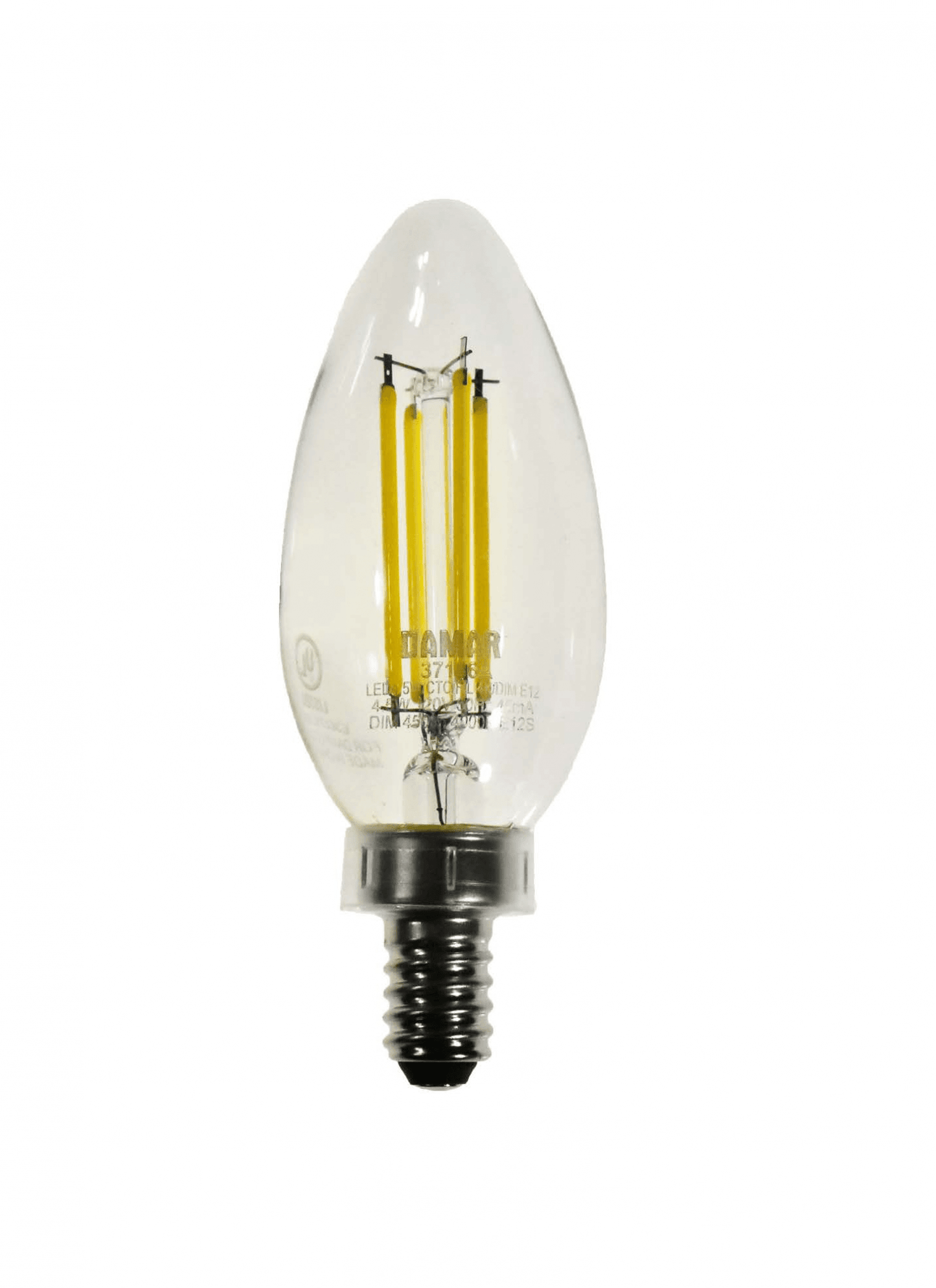 Damar 37186A LED Candelabra Bulb