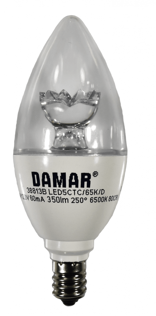 Damar 38813B LED Candelabra Bulb