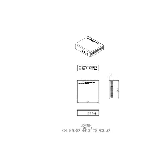 Leviton 41910-HTR Receptacle