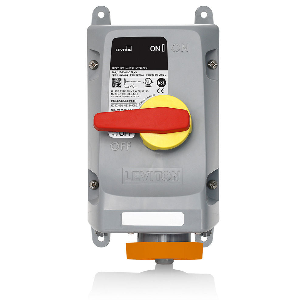 Leviton 420MF12WLEV Pin & Sleeve Device