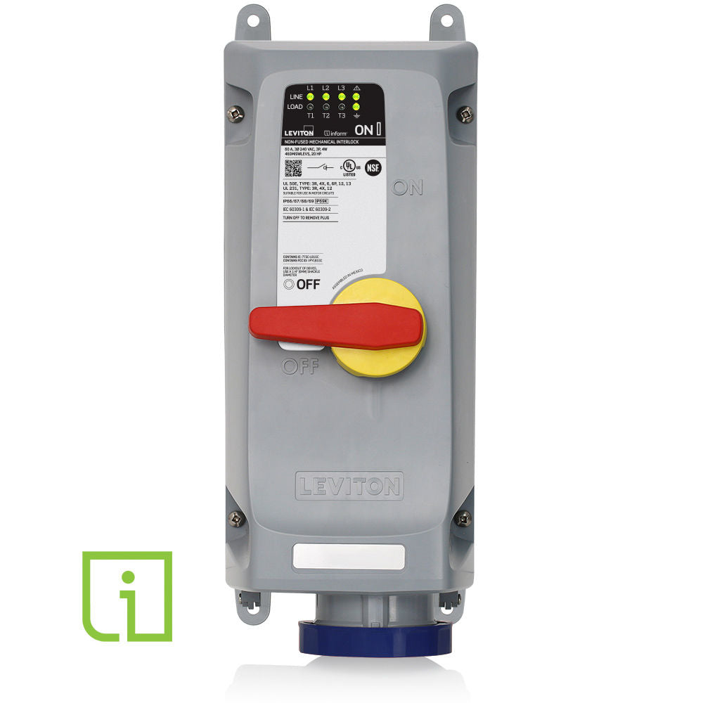 Leviton 460MI9WLEVS Pin & Sleeve Device