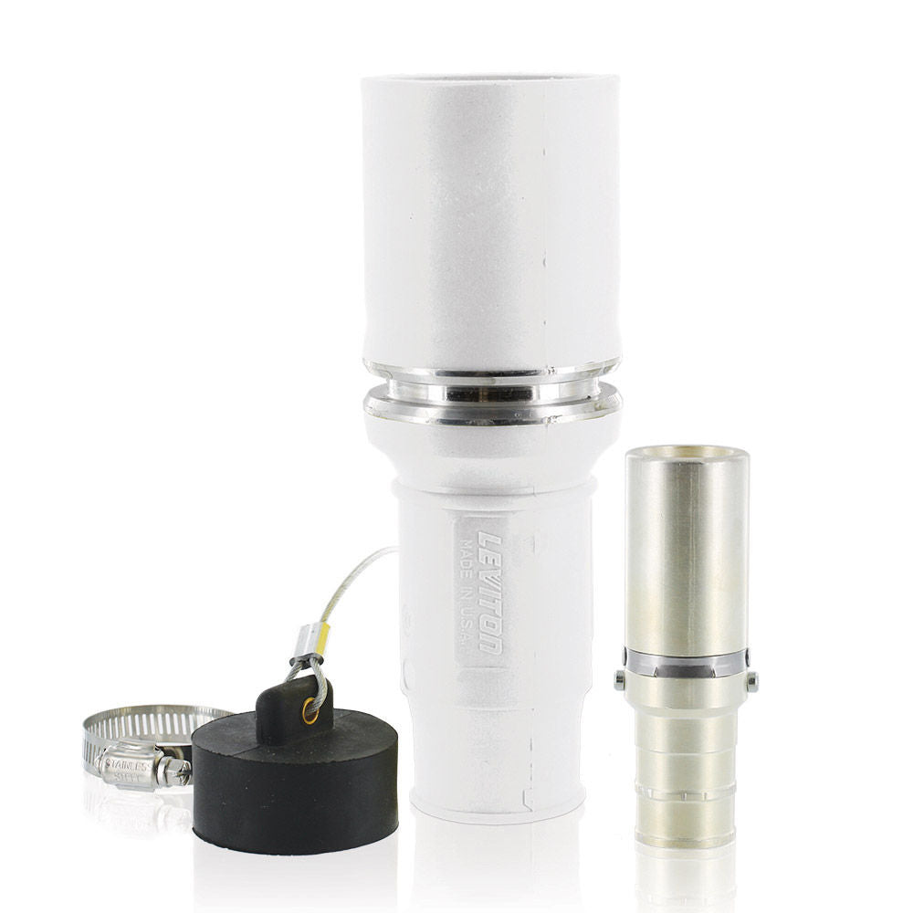 Leviton 49F44-W Plug & Connector