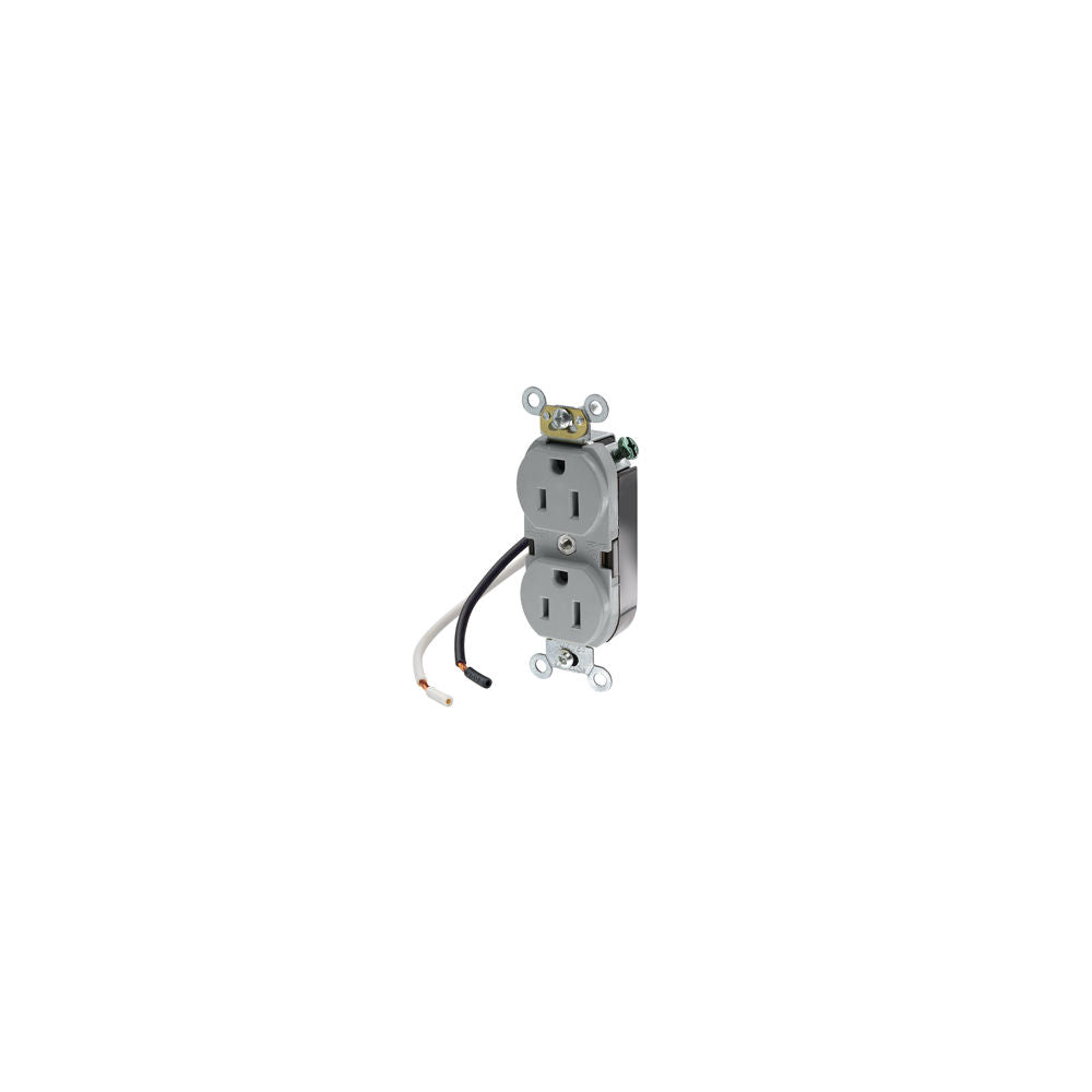 Leviton 5040-CGY Receptacle