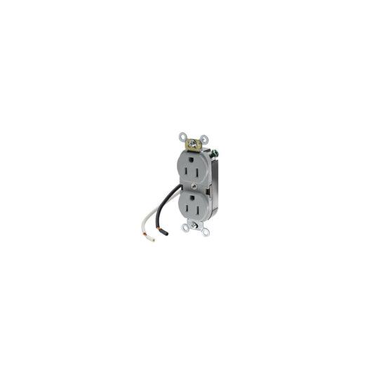 Leviton 5040-CGY Receptacle