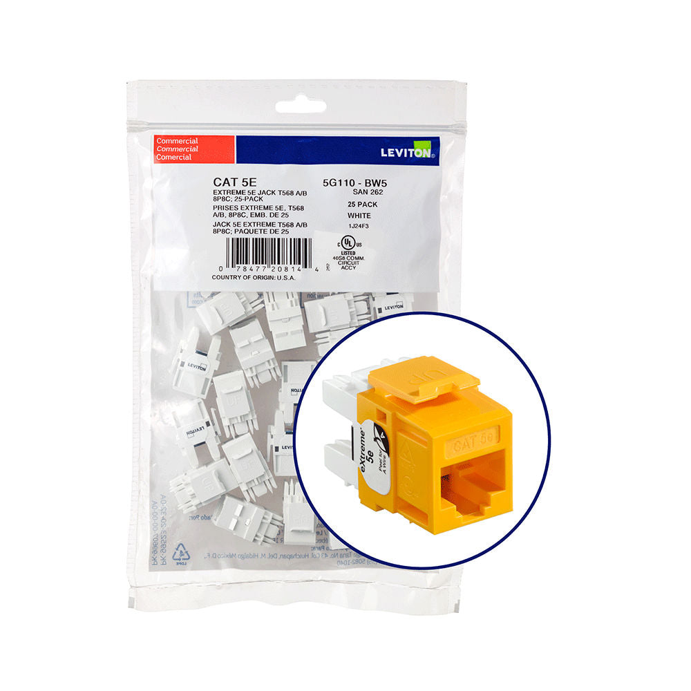 Leviton 5G110-BY5 Network Jack