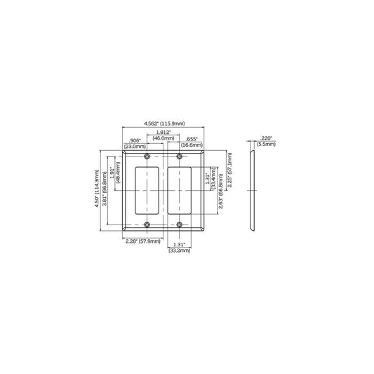 Leviton 80409-REW Wallplate