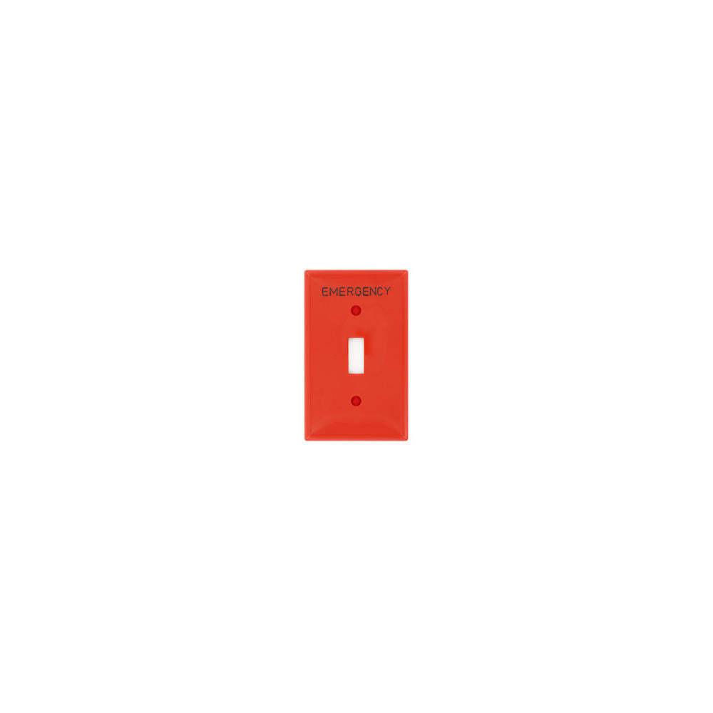 Leviton 80701-RE Wallplate