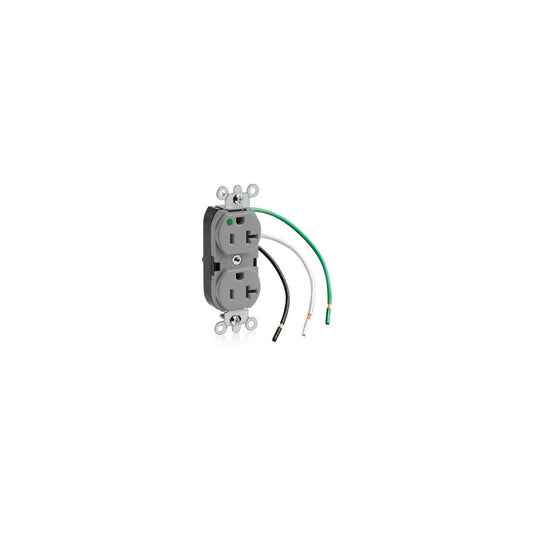 Leviton 8300-LGY Receptacle