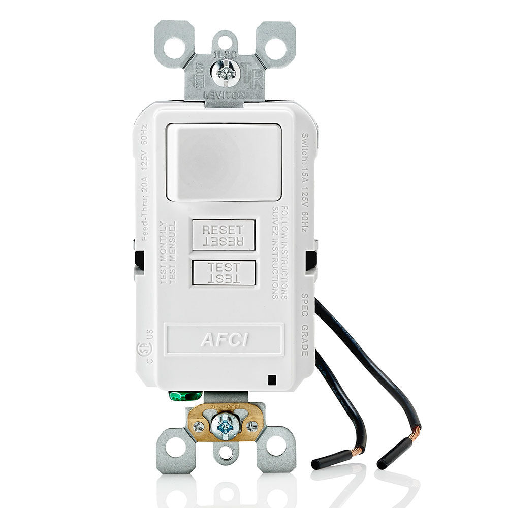 Leviton AFSW1-W Receptacle