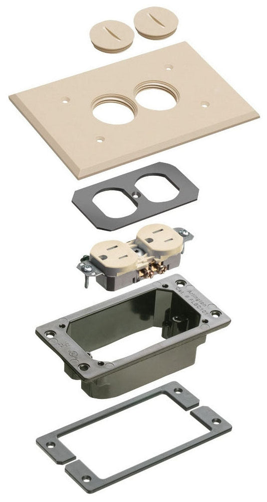 Arlington Industries FLBC101LATK Floor Box