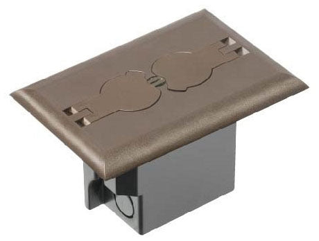 Arlington Industries FLBRF101BR Floor Box