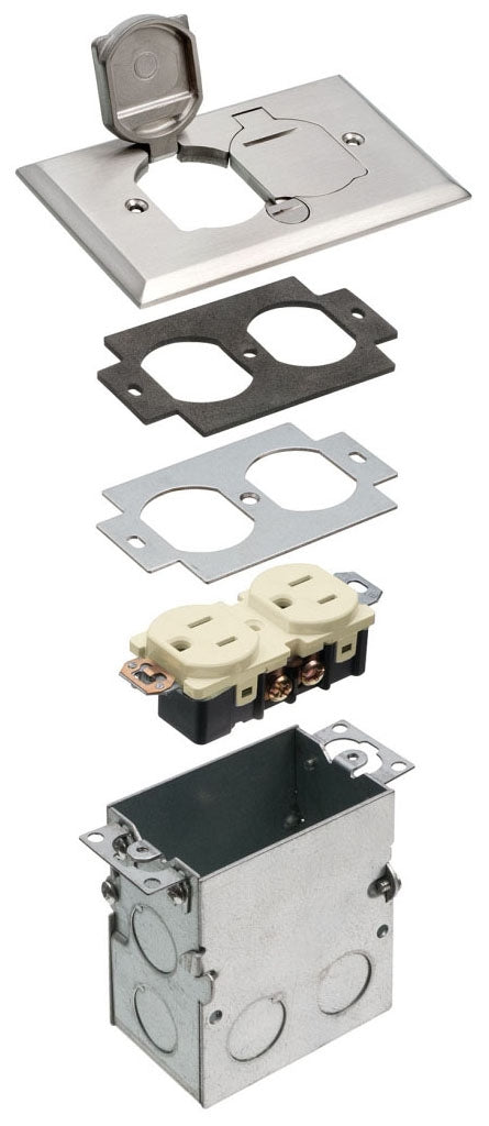 Arlington Industries FLB5331NL Floor Box